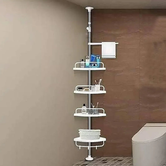 Adjustable Corner Bathroom Shelf Organizer