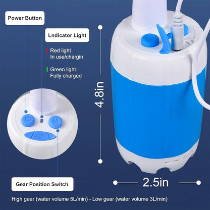 Portable Electric Shower Pump – Ultimate Outdoor &amp; Indoor Companion!