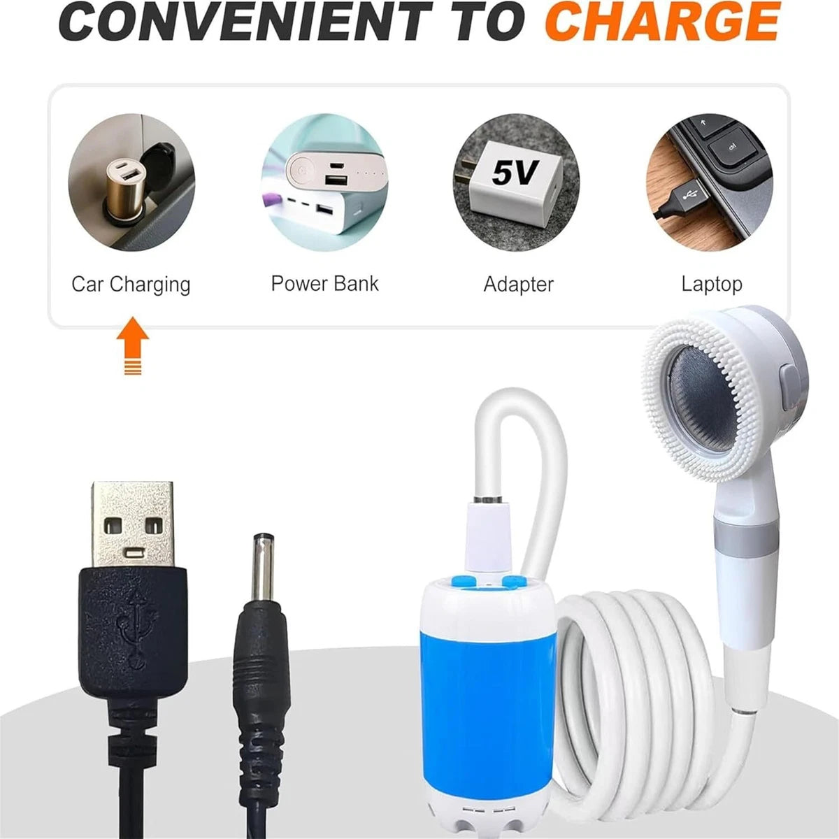 Portable Electric Shower Pump – Ultimate Outdoor &amp; Indoor Companion!