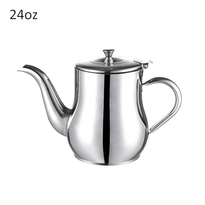 Stainless Steel Oil Dispenser with Strainer Lid | Multipurpose Cooking Oil Container for Kitchen