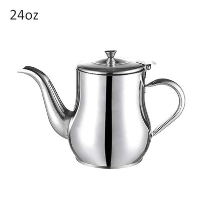 Stainless Steel Oil Dispenser with Strainer Lid | Multipurpose Cooking Oil Container for Kitchen