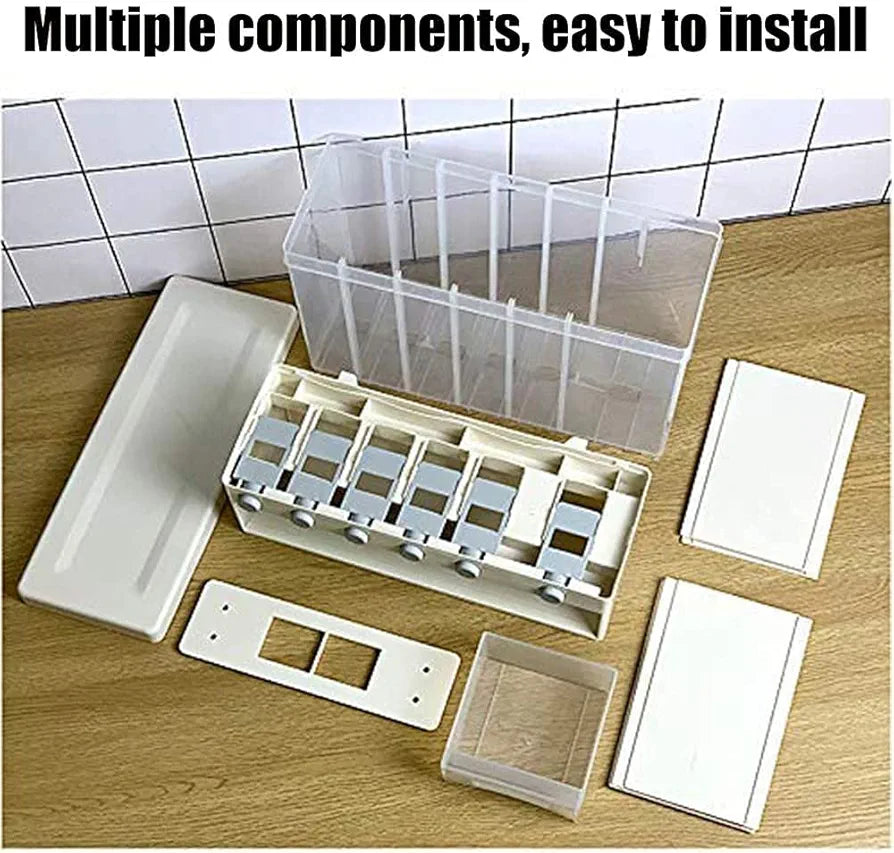 Wall-Mounted Grain Dispenser – 10L Large Capacity Kitchen Organizer